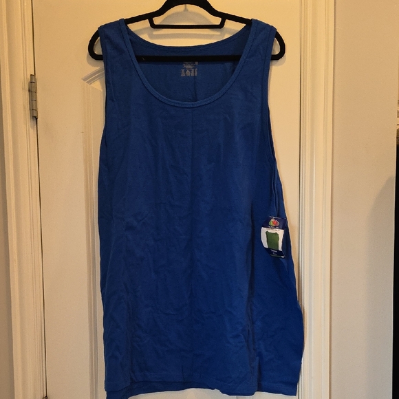 NWT 4XL Fruit of the Loom Royal Blue Tank Top - Picture 1 of 5